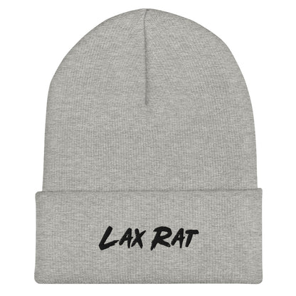 LaxRat Cuffed Beanie Gray