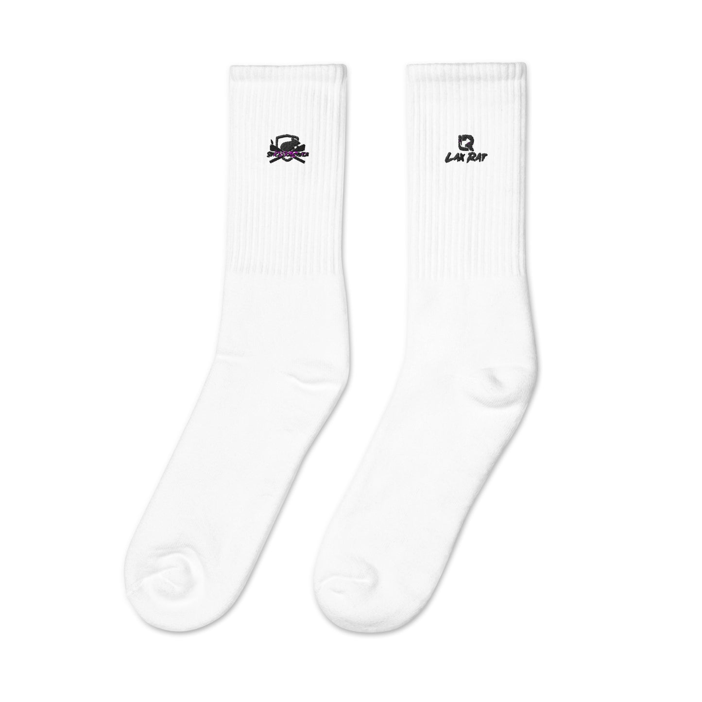 LaxRat Shield Embroidered socks