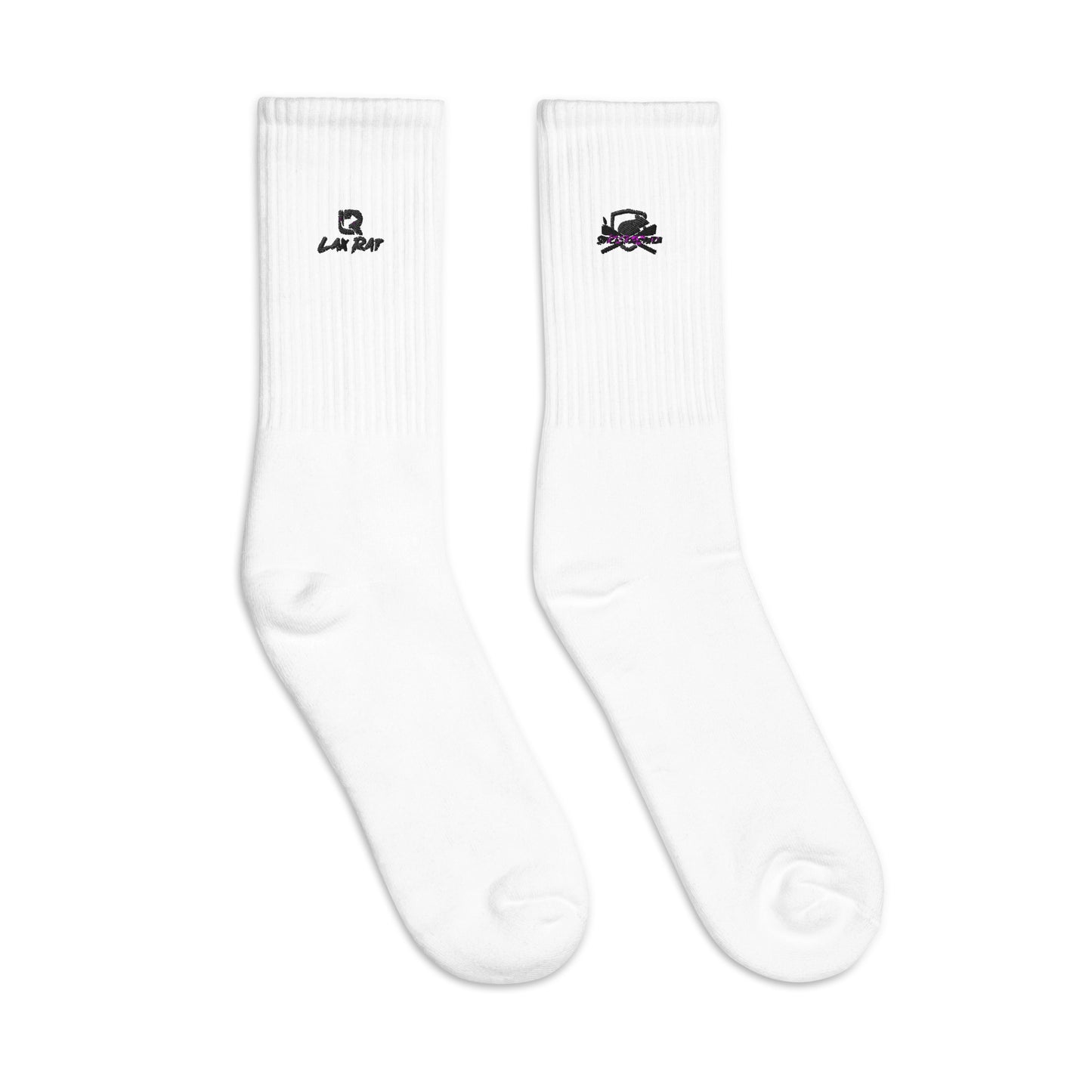 LaxRat Shield Embroidered socks