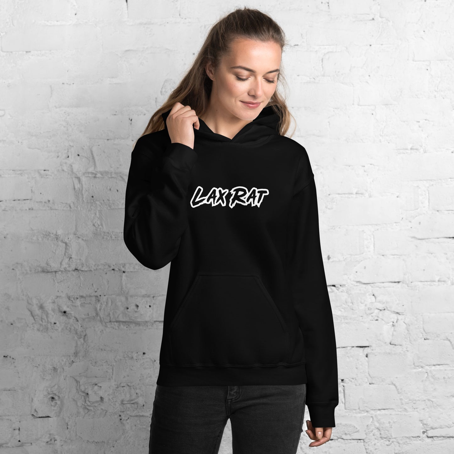 LAXRAT Unisex Hoodie Black